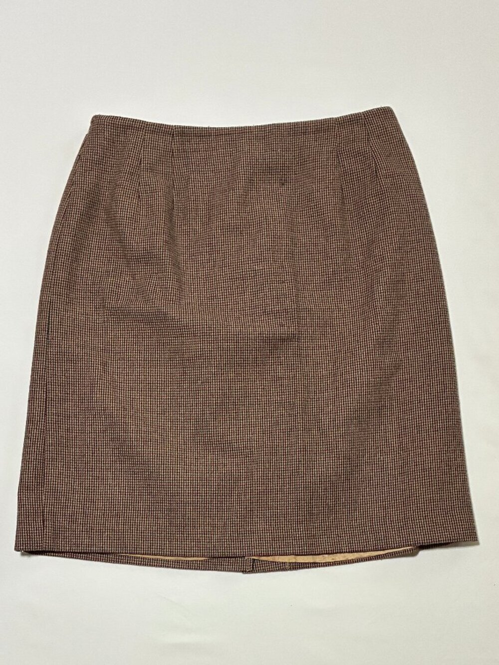 Joan Leslie; Women's 16P; Brown/Red/Green Plaid Skirt